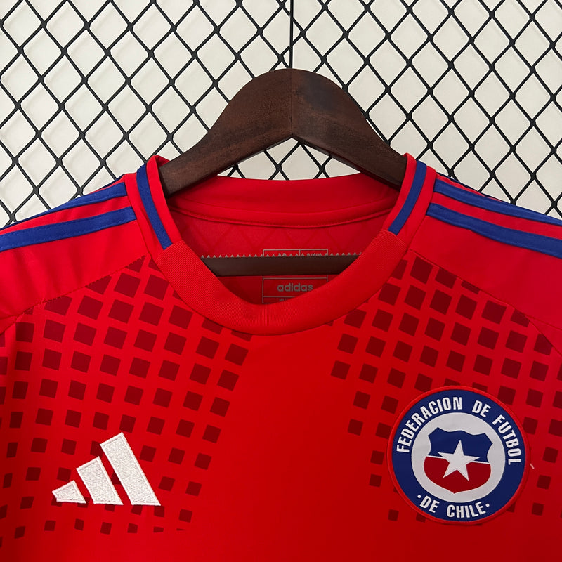 Camisa Chile Home 24/25 - Torcedor Masculina - Lançamento