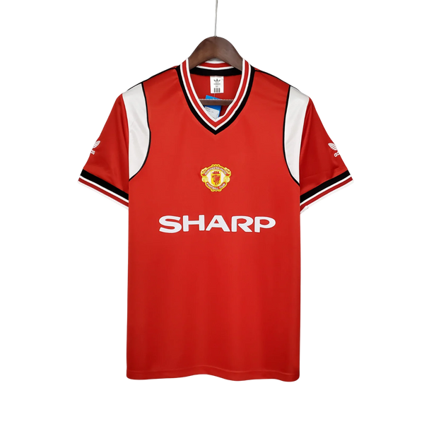 Camisa Manchester United Titular 85/86 - Versão Retro