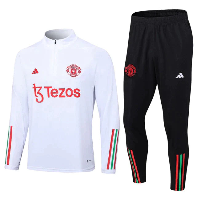 Conjunto de Treino Man United 2023 Branco - JV Imports