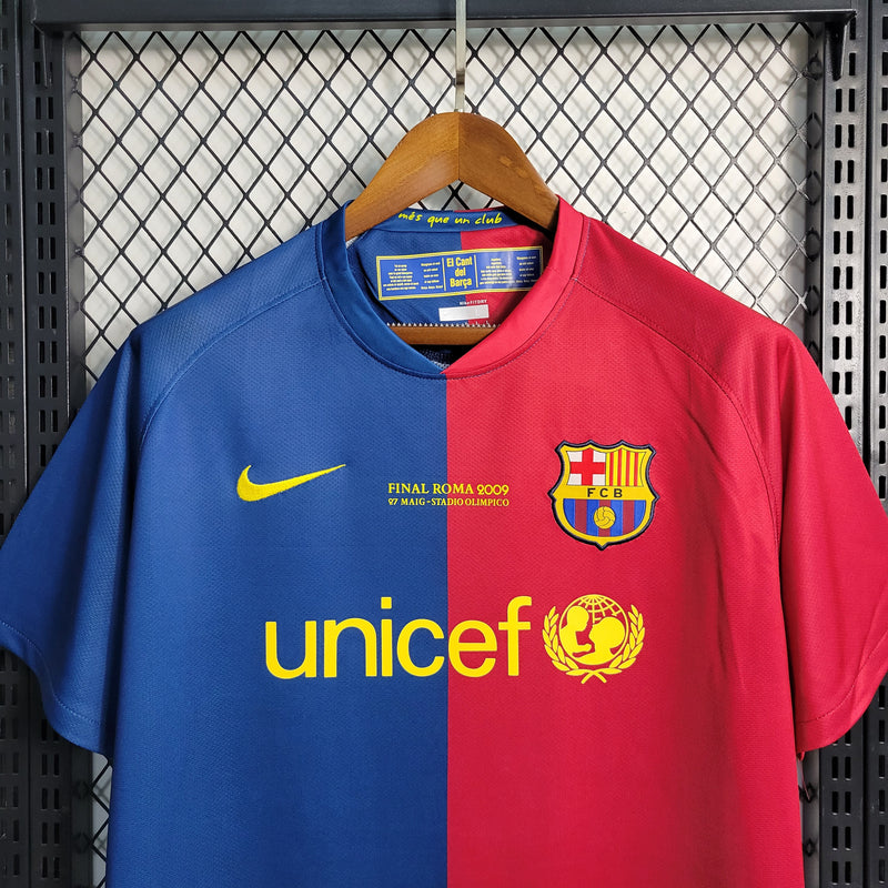 Camisa Barcelona Titular 08/09 - Versão Retro