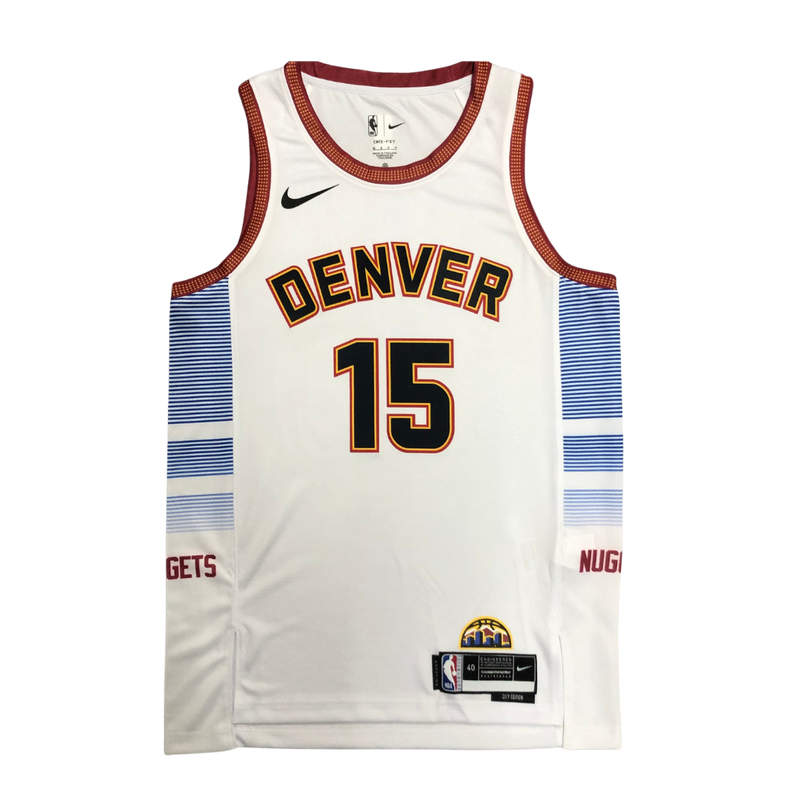Regata NBA Denver Nuggets City Edition 22/23 - Masculina - Branca