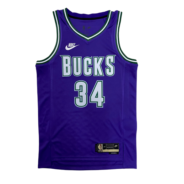 Regata NBA Milwaukee Bucks Classic Edition 22/23 - Masculina - Roxa