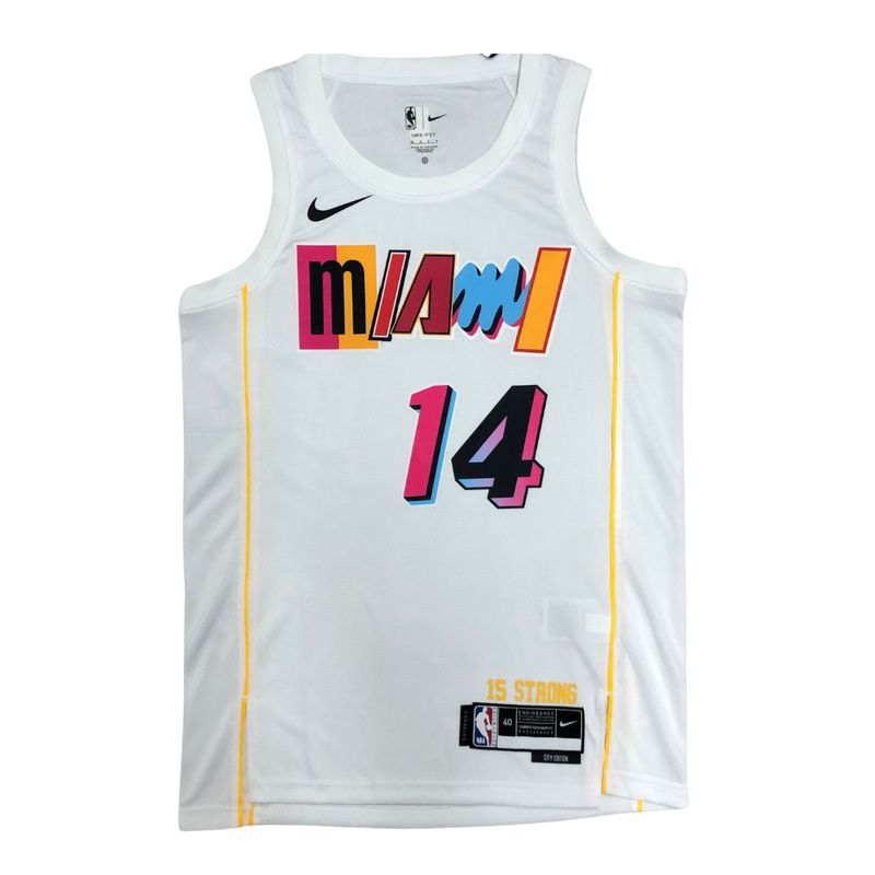 Regata NBA Miami Heat City Edition 22/23 - Masculina - Branca