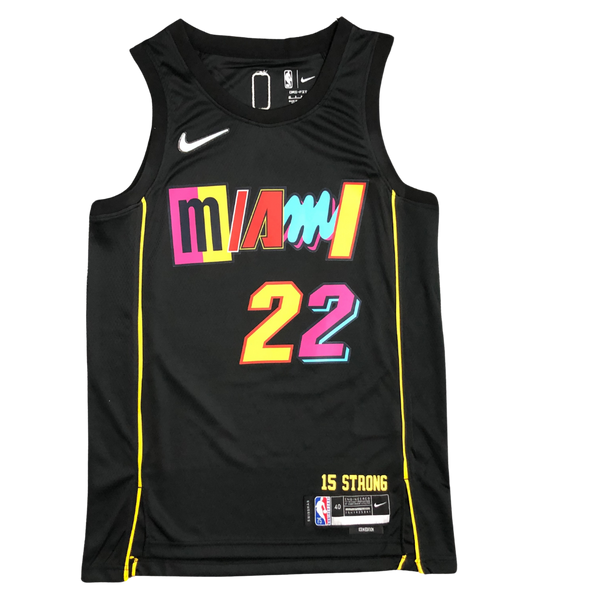 Regata NBA Miami Heat City Edition 75º NBA 21/22 - Masculina - Preta