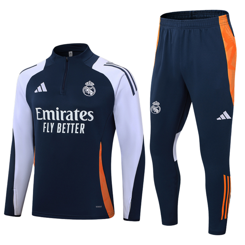 Conjunto de Treino Real Madrid 2024/25 - Azul Marinho