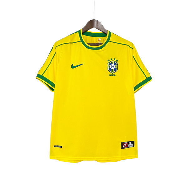 Camisa Brasil Home 1998 - Versão Retro