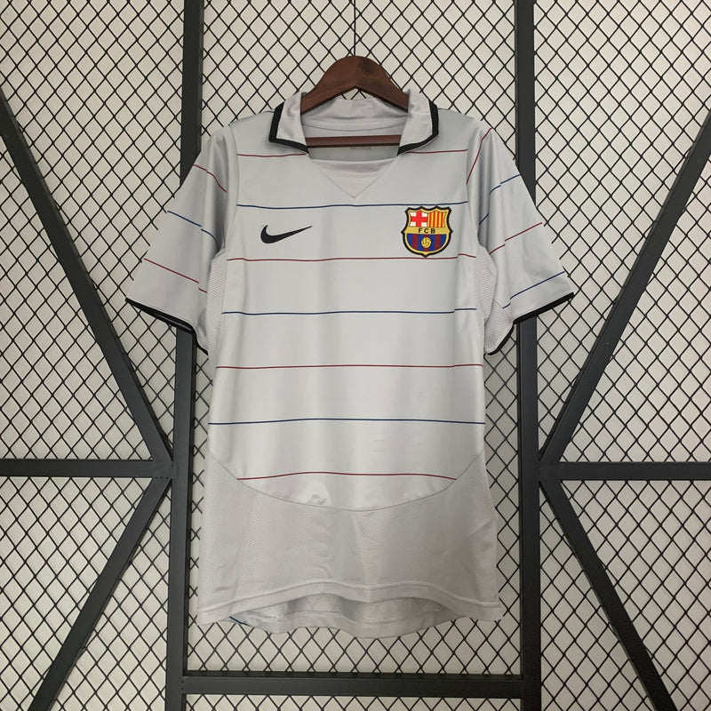 Camisa Barcelona Away 03/04 - Versão Retro