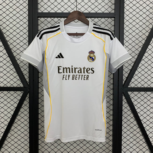 Camisa Real Madrid Home 2025/26 -  Feminina