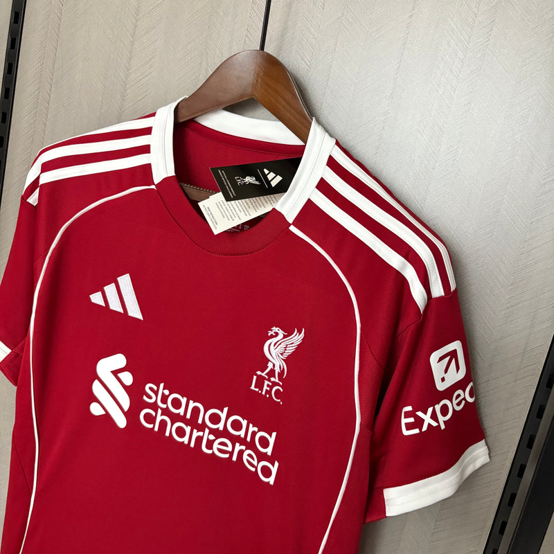 Camisa Liverpool Home 2025/26 - Torcedor Masculina - Lançamento