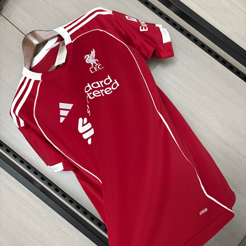 Camisa Liverpool Home 2025/26 - Torcedor Masculina - Lançamento