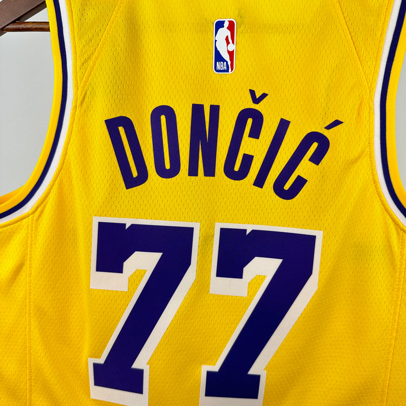Regata NBA Los Angeles Lakers Icon Edition 25/26 - Masculina - Amarela