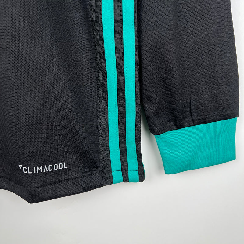 Camisa Real Madrid Away Manga Longa 17/18 - Versão Retro