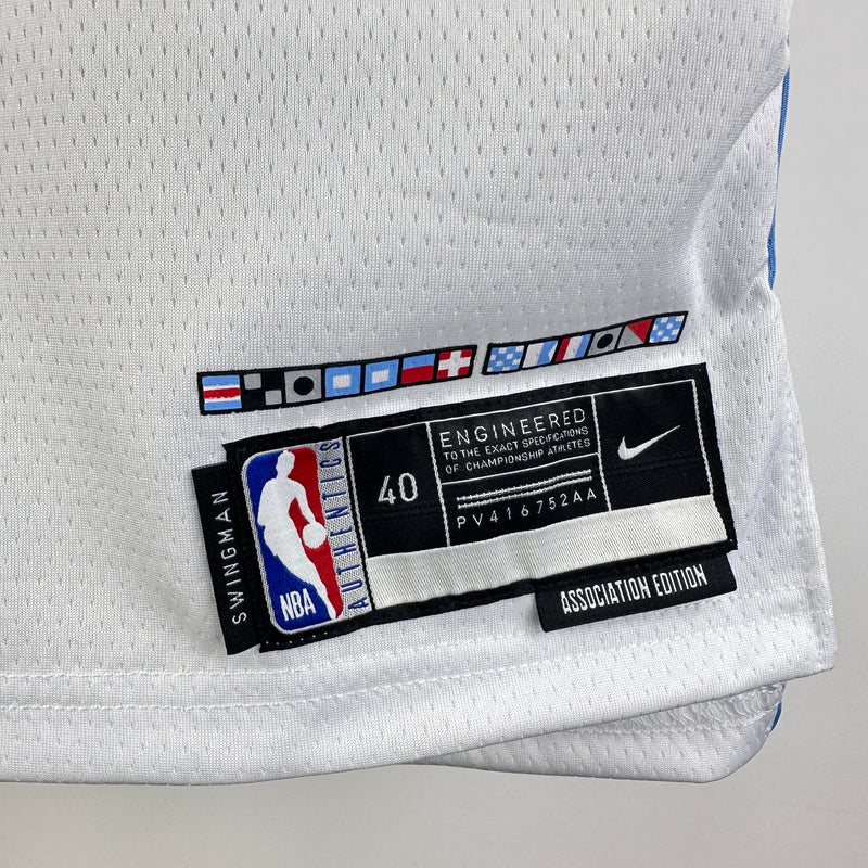 Regata NBA Los Angeles Clippers Association Edition 2024/25 - Masculina - Branca