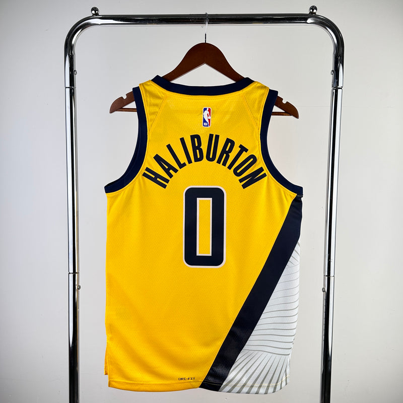 Regata NBA Indiana Pacers Statement Edition 23/24 - Masculina - Amarela