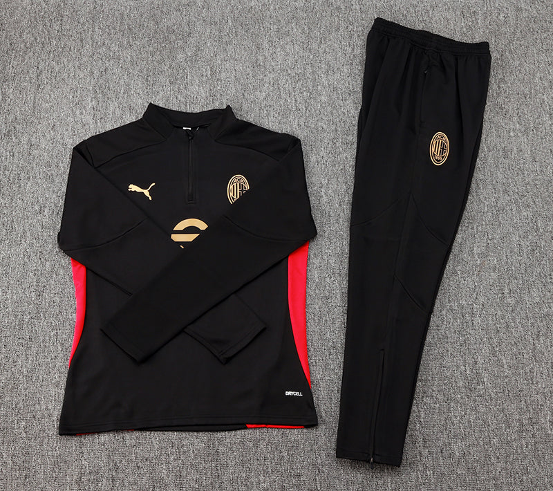 Conjunto de Treino Milan 2024/25 - Preto