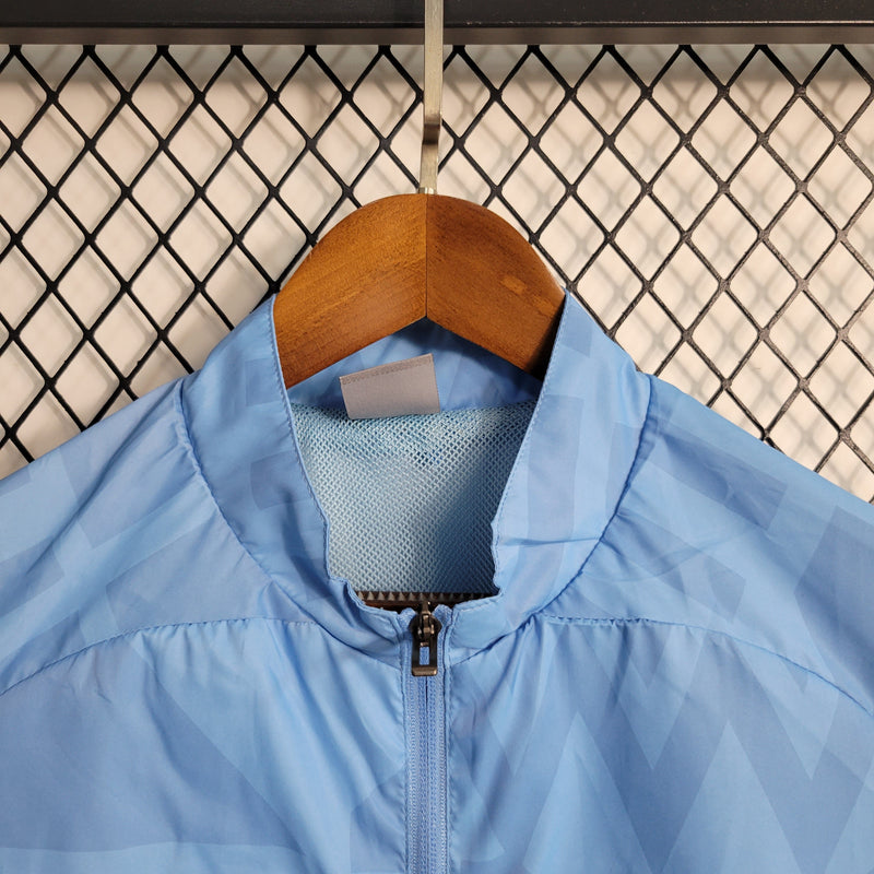 Jaqueta Corta Vento Manchester City 23/24 - Azul - JV Imports