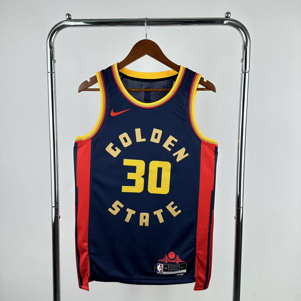 Regata NBA Golden State Warriors City Edition 2024/25 - Masculina - Azul Marinho