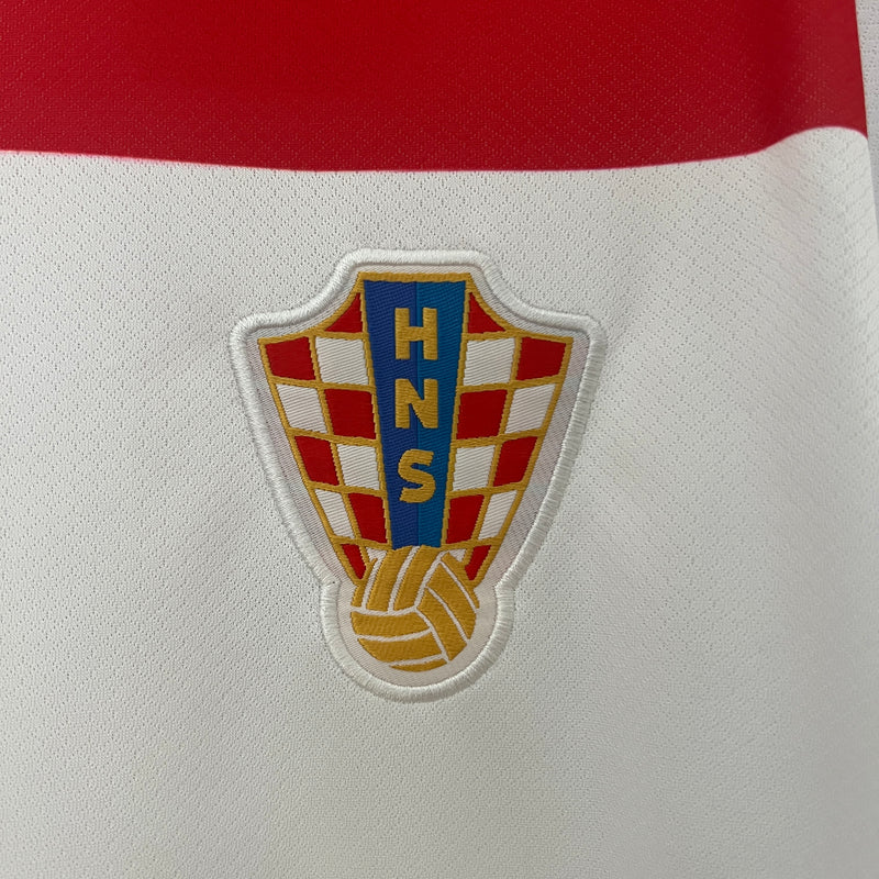Camisa Croácia Home 24/25 -  Torcedor Masculina - Lançamento