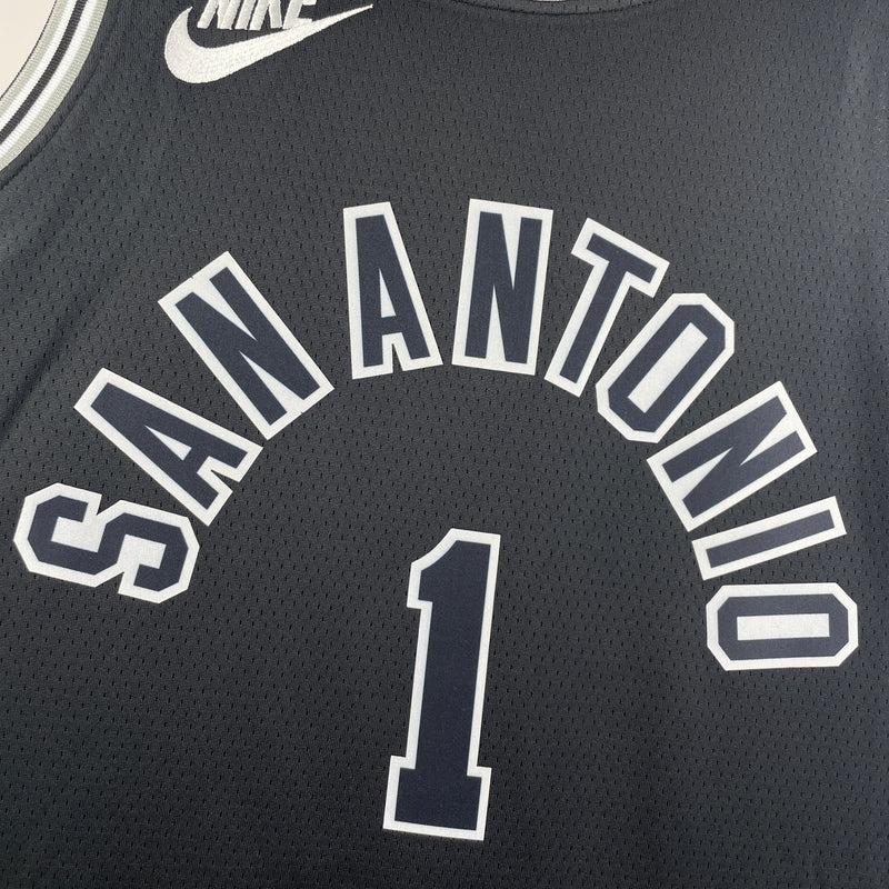 Regata NBA San Antonio Spurs Classic Edition 2022/23 - Masculina - Preta