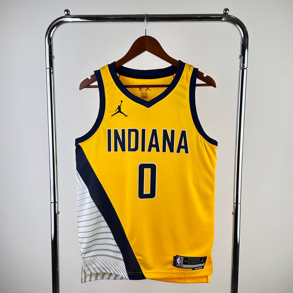 Regata NBA Indiana Pacers Statement Edition 23/24 - Masculina - Amarela