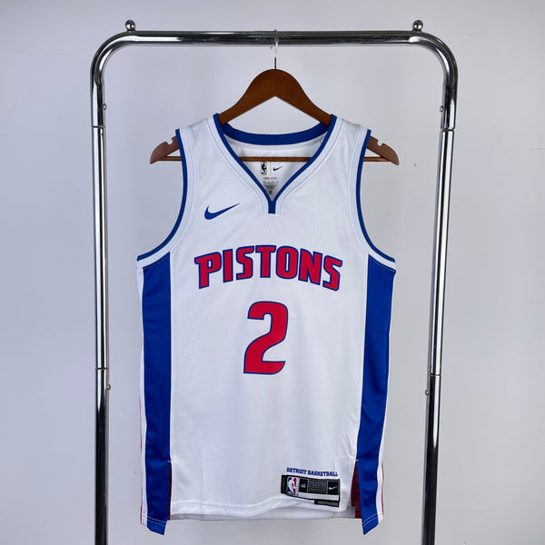 Regata NBA Detroit Pistons Association Edition 22/23 - Masculina - Branca