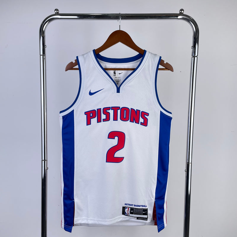 Regata NBA Detroit Pistons Association Edition 22/23 - Masculina - Branca