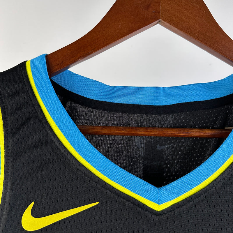 Regata NBA Indiana Pacers City Edition 23/24 - Masculina - Preta