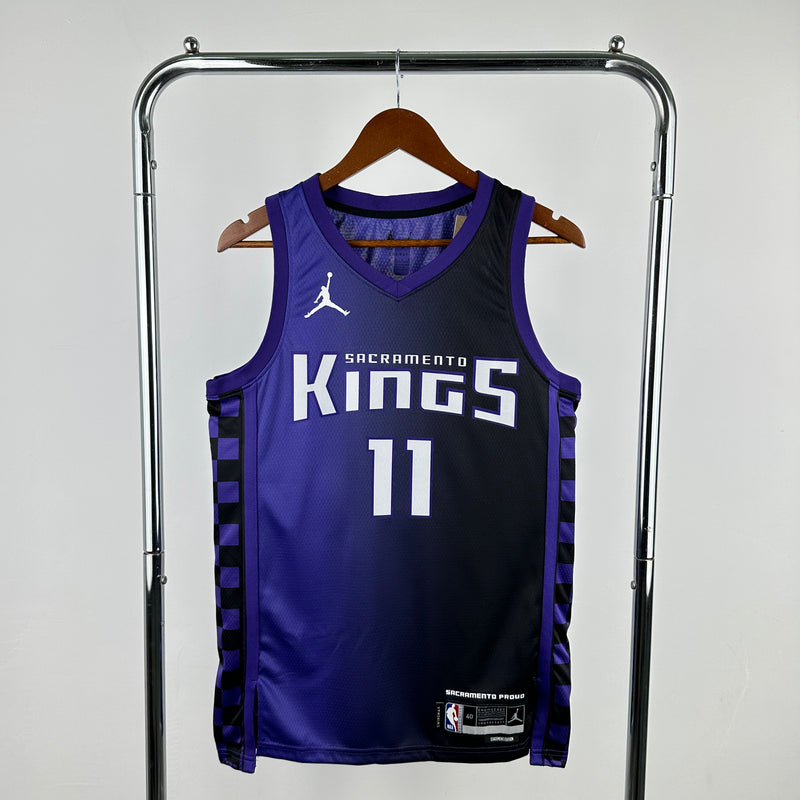 Regata NBA Sacramento Kings Statement Edition 23/24 - Masculina - Roxa e Preta