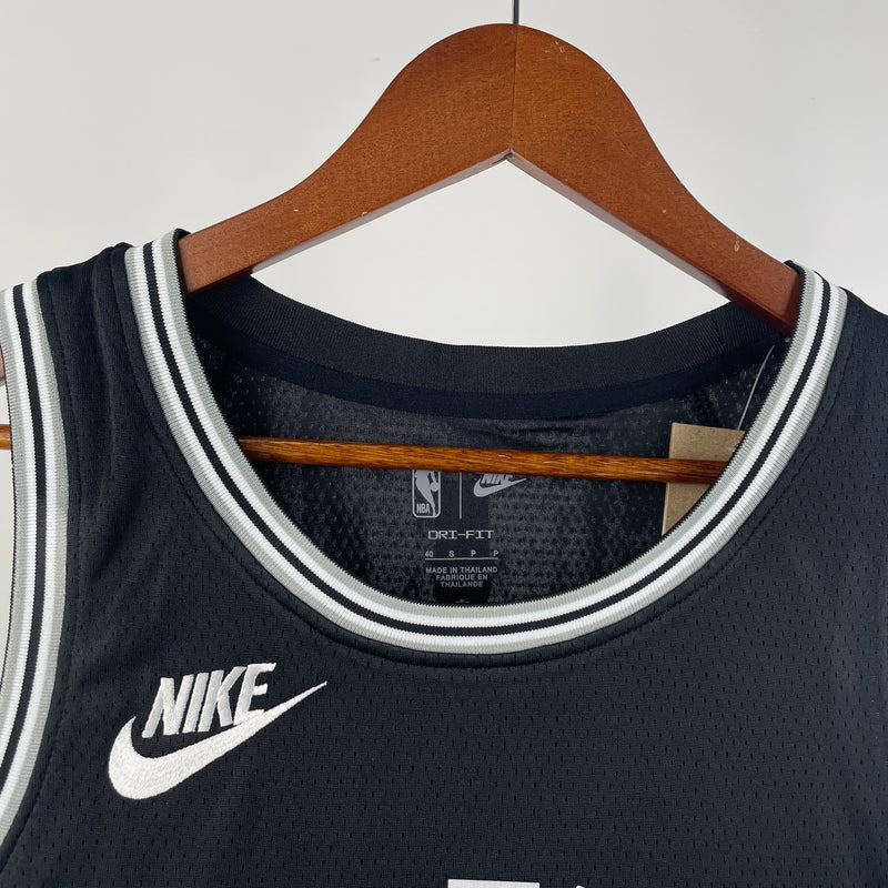 Regata NBA San Antonio Spurs Classic Edition 2022/23 - Masculina - Preta