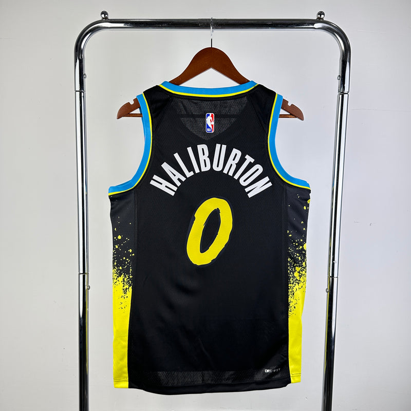 Regata NBA Indiana Pacers City Edition 23/24 - Masculina - Preta