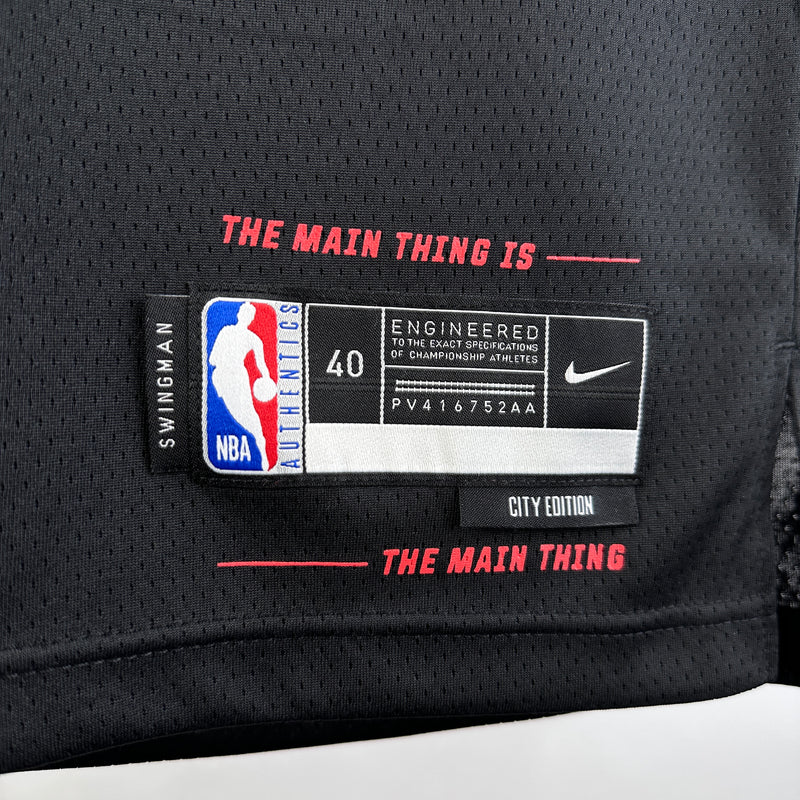 Regata NBA Miami Heat City Edition 23/24 - Masculina - Preta