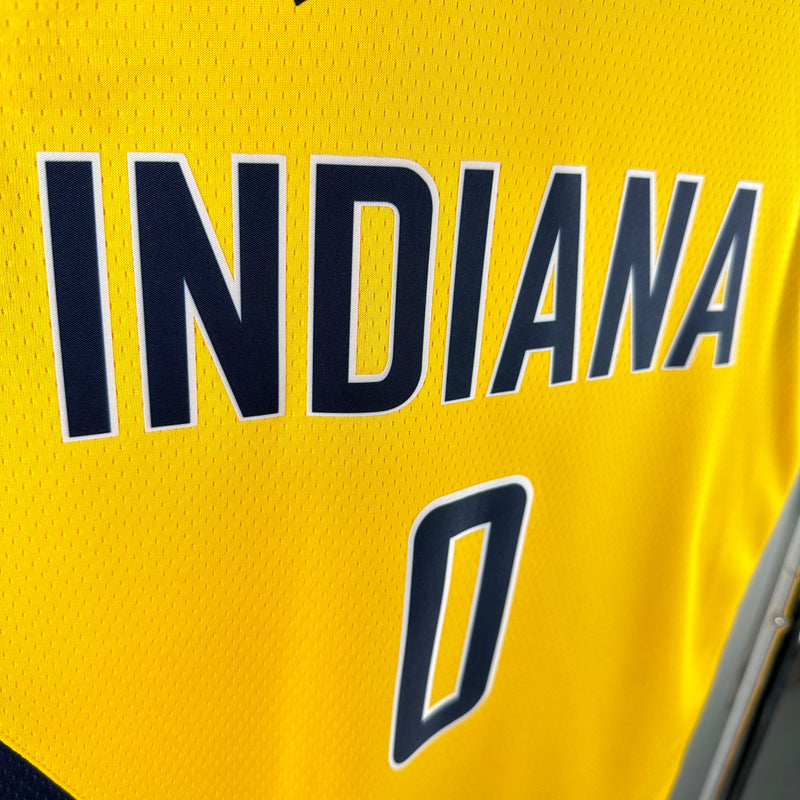 Regata NBA Indiana Pacers Statement Edition 23/24 - Masculina - Amarela