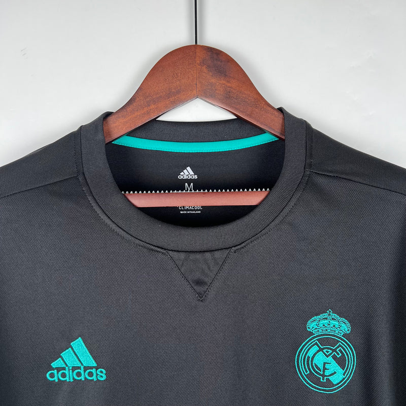 Camisa Real Madrid Away Manga Longa 17/18 - Versão Retro