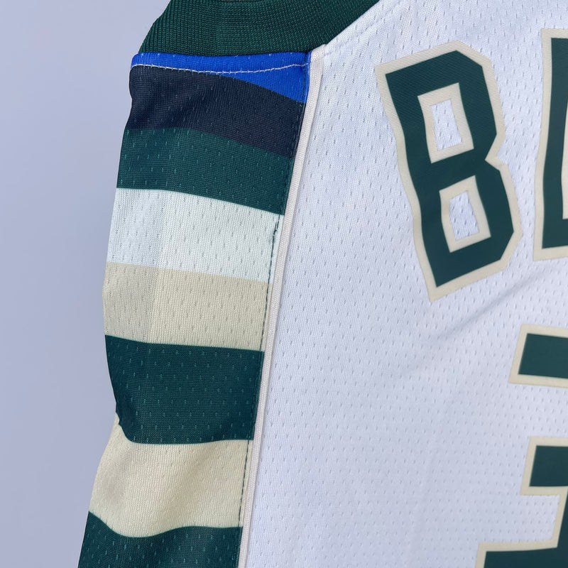 Regata NBA Milwaukee Bucks Association Edition 22/23 - Masculina - Branca