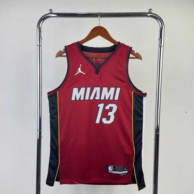 Regata NBA Miami Heat Statement Edition 22/23 - Masculina - Grená