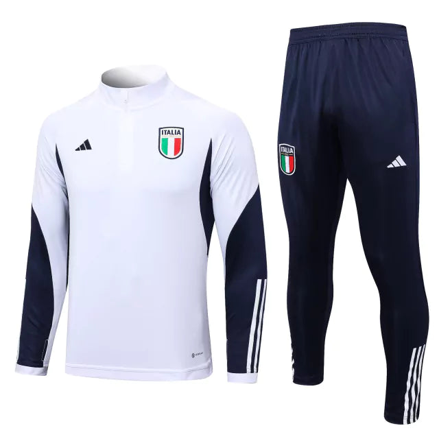 Conjunto de Treino Italia 23/24 Branco - JV Imports