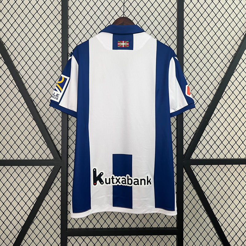 Camisa Real Sociedad Home 24/25 -  Torcedor Masculina - Lançamento