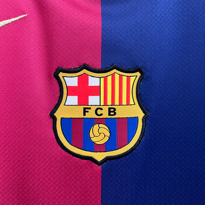 Camisa Barcelona Home 24/25  - Torcedor Masculina - Lançamento