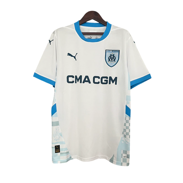 Camisa Olympique de Marseille Home 24/25 - Torcedor Masculina - Lançamento