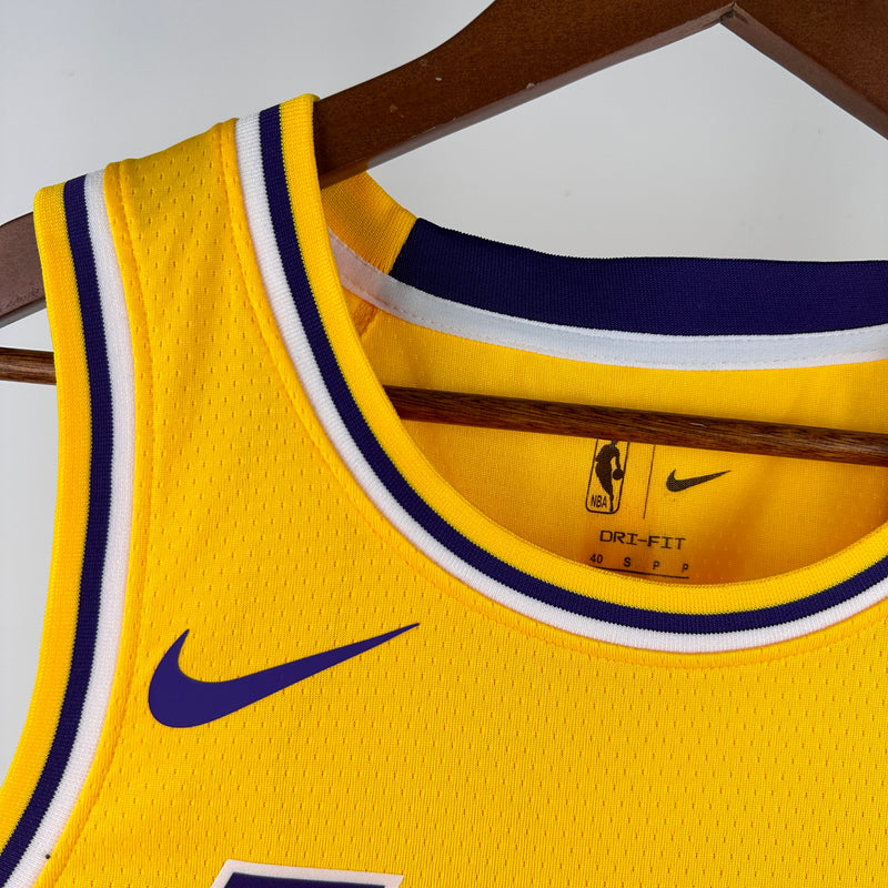 Regata NBA Los Angeles Lakers Icon Edition 22/23 - Masculina - Amarela