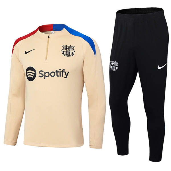 Conjunto de Treino Barcelona 2024/25  - Creme
