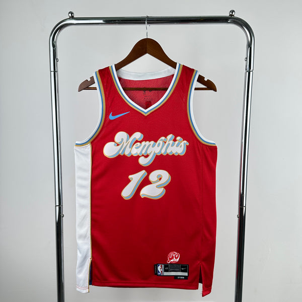 Regata NBA Memphis Grizzlies City Edition 2024/25 - Masculina - Vermelha