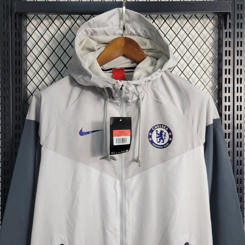 Jaqueta Corta Vento Chelsea 23/24 - Branco - JV Imports