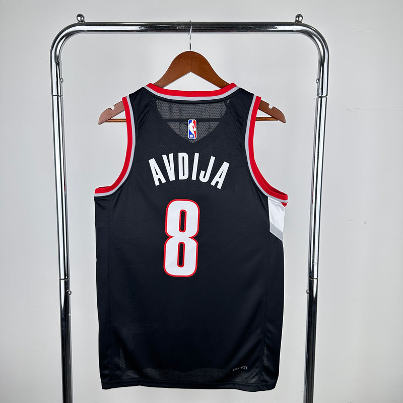 Regata NBA Portland Trail Blazers Icon Edition 2024/25 - Masculina - Preta