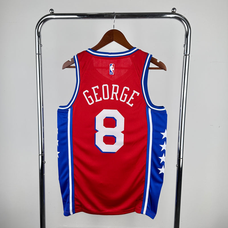 Regata NBA Philadelphia 76ers Statement Edition 22/23 - Masculina - Vermelha