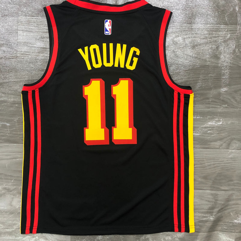 Regata NBA Atlanta Hawks Statement Edition 20/21 - Masculina - Preta