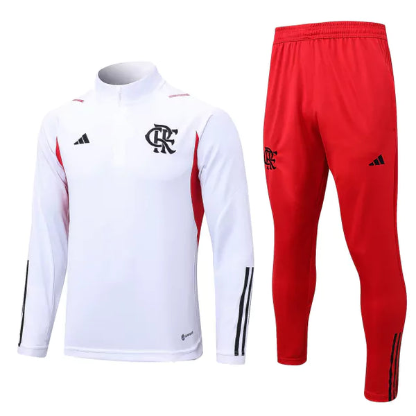 Conjunto de Treino do Flamengo 23/24 Branco - JV Imports