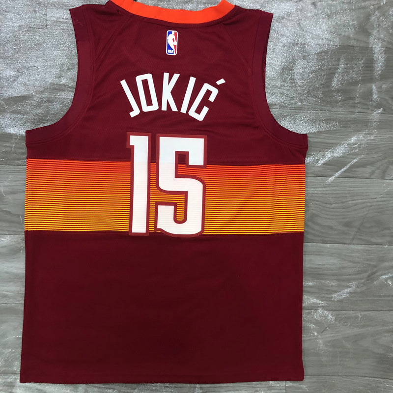 Regata NBA Denver Nuggets City Edition 20/21 - Masculina - Grená