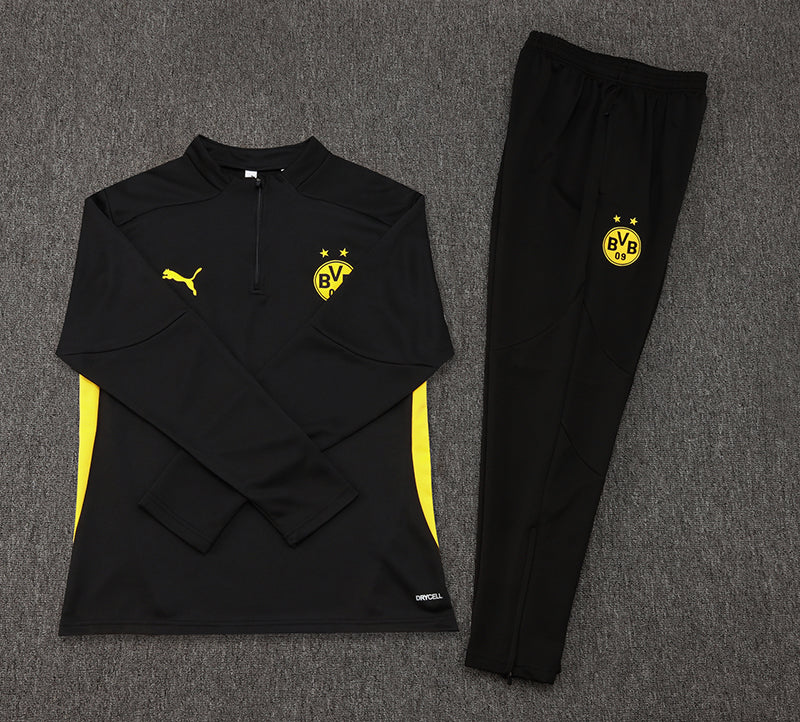 Conjunto de Treino do Borussia Dortmund 2024/25 - Preto