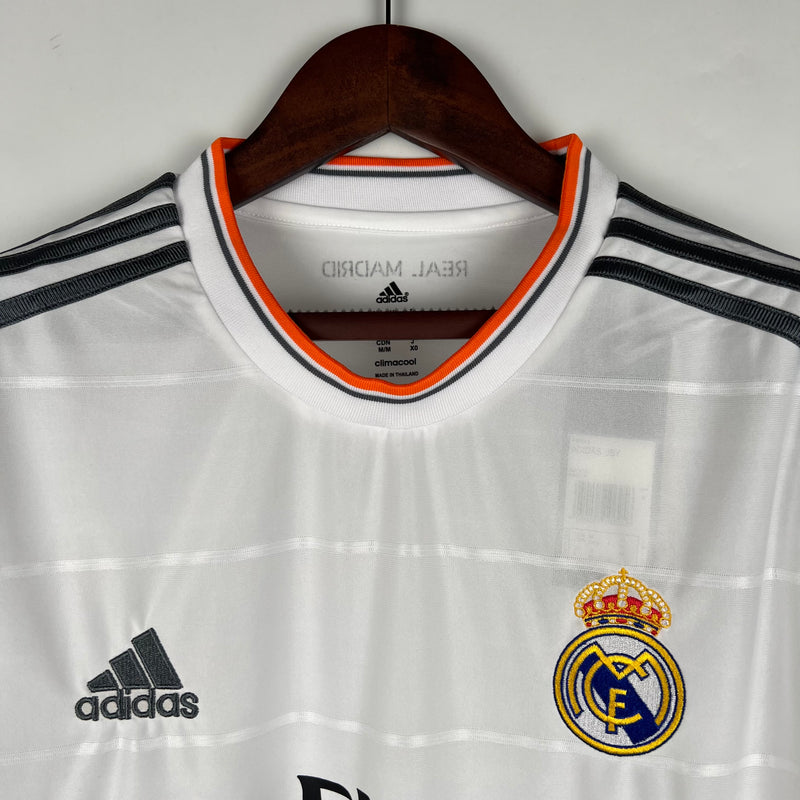 Camisa Real Madrid Home Manga Longa 13/14 - Versão Retro